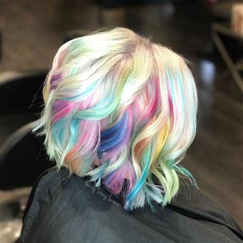 Rainbow Unicorn Mermaid Hair By Stacy Screws Paul Mitchell Popxg Vivids