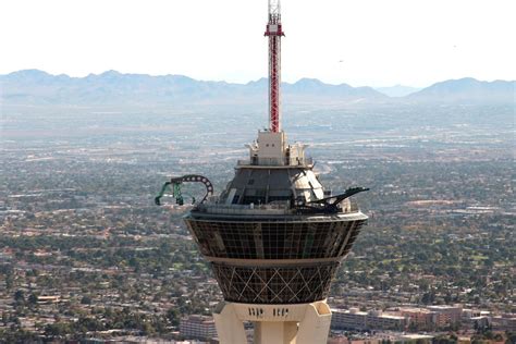 Stratosphere Tower W Las Vegas Najwyższa Wolno Stojąca Wieża W Usa