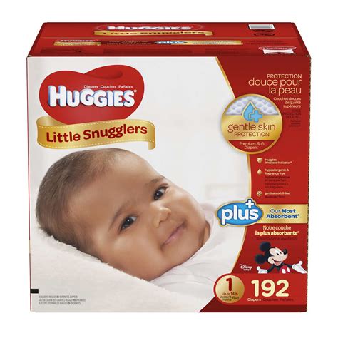 Huggies Little Snugglers Baby Diapers Size 1 198 Ct