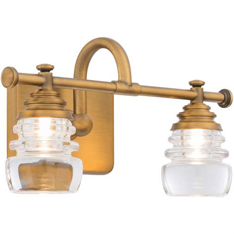 Dweled By Wac Ws Ab Rondelle Contemporary Aged Brass Led Light