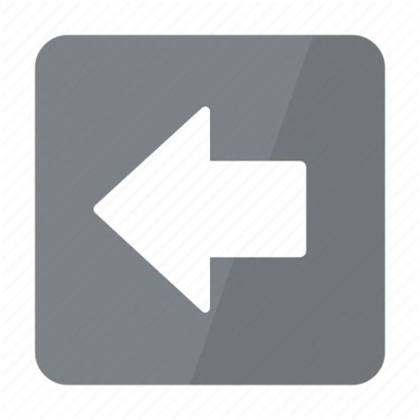 Arrow Btn Grey Left Icon Download On Iconfinder