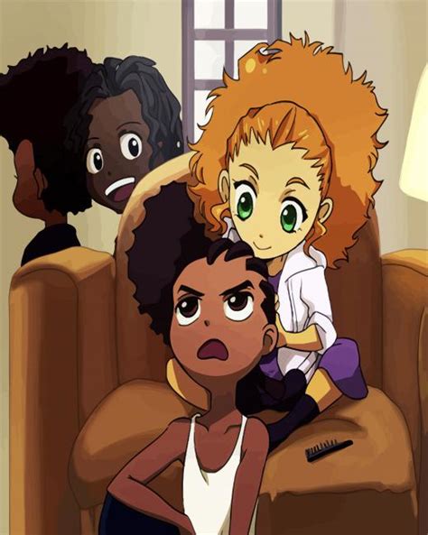 Jazmine And Riles From The Boondocks Paint By Numbers Pbn Canvas