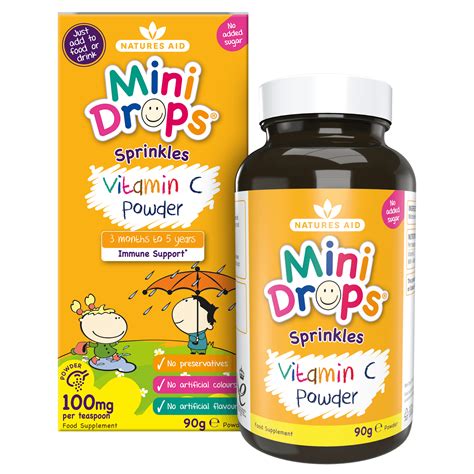 Vitamin C Powder For Kids Childrens Vitamins Natures Aid Supplements