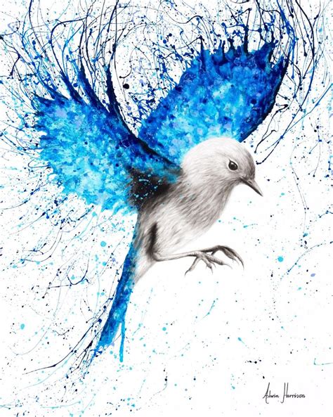 Pin By Adam Harbst On Art Contemporary Bird Paintings On Canvas
