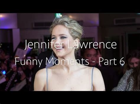 Jennifer Lawrence Funny Moments Part 6 YouTube