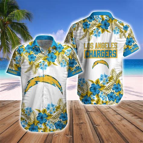 Los Angeles Chargers Combo Hawaiian Shirt Homefavo