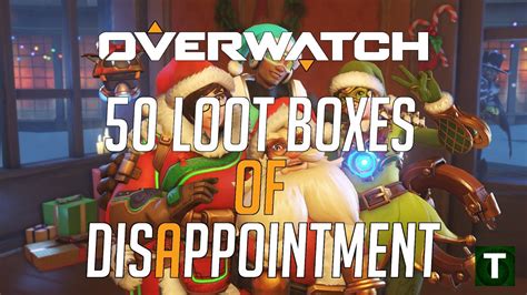 Overwatch Opening 50 Winter Loot Boxes Of Disappointment Youtube