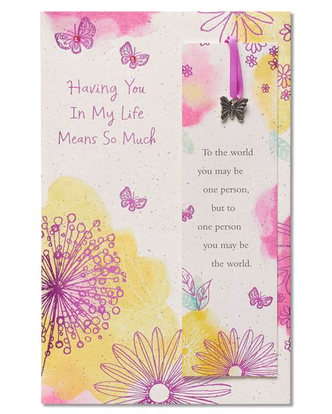 American Greetings Watercolor Floral Birthday Card With Foil Walmart