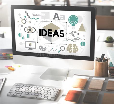 Ideas Innovation Graphic Inspiration Artistic Concept Stock Image