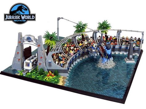 This Jurassic Park Lego Diorama Combines All Four Movies Into One Massive Display Cool Lego
