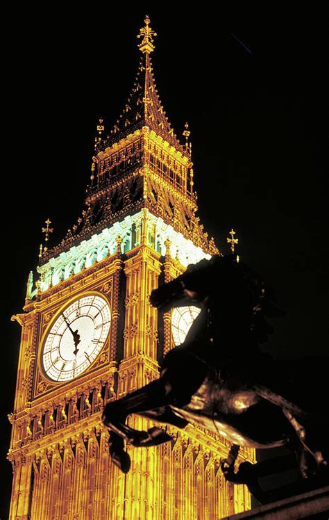 Big Ben At Night In London Photograph By Carl Purcell Fine Art America