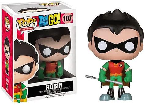 Funko Teen Titans Go Pop Tv Robin Vinyl Figure 107 Toywiz