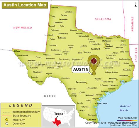 Austin Location Map Sell My House Fast