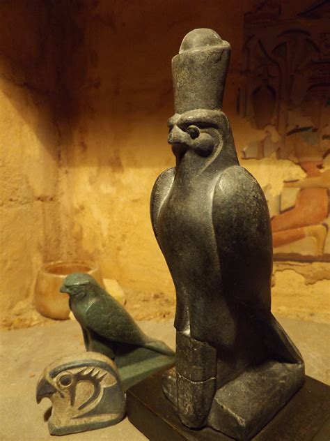 Egyptian Statue Set Horus The Sky God 2 Figures Amulet Egyptian Art
