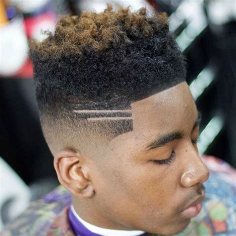 This model's look features a deep right angle shape up over line up haircuts are well suited to men who want to have a clean look and they work well with many. 23 Dope Haircuts For Black Men | Men's Hairstyles ...