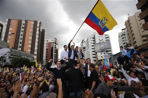 Ecuador To Hold Runoff In Tense Presidential Election The New York Times