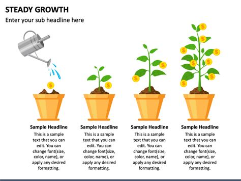 Steady Growth Powerpoint Template Ppt Slides