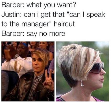 Obviously, such an eccentric character could not have gone unnoticed. The Karen Please | "Speak to the Manager" Haircut | Know ...