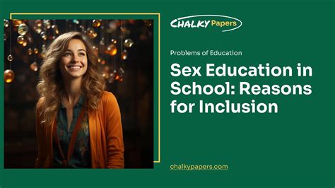 Sex Education In School Reasons For Inclusion Essay Example Youtube