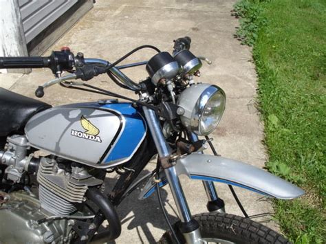 Honda 1974 Xl350 Xl 350 Can Deliver To Mid Ohio Vintage Flat Track Moto