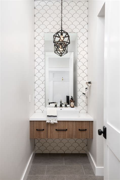 Luxury Powder Room Design In 2021 Contemporary Bathroom Tiles