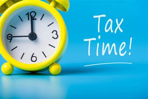 Tax Time Notification Of The Need To File Tax Returns Message For