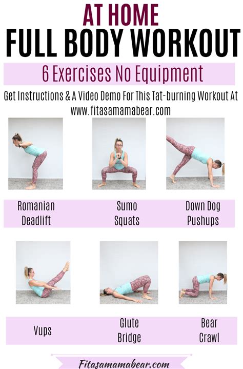15 Minute Full Body Workout No Equipment At Home Effective For Push
