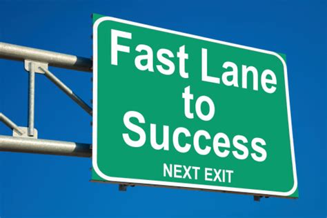 Fast Lane To Success Highway Sign Stock Photo Download Image Now Istock