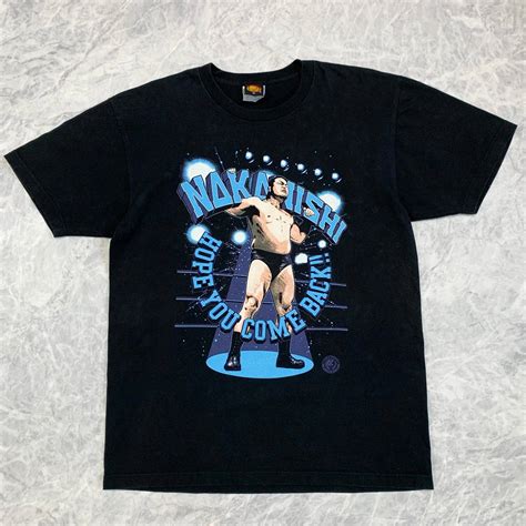 Vintage Vtg Njpw Manabu Nakanishi New Japan Pro Wrestling T Shirt Grailed