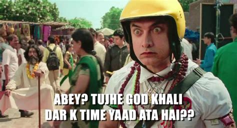 Funny Aamir Khan In Pk Movie Images Copy Parhlo