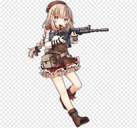 Frontline Girls Fn Fnc Assault Rifle 9a 91 Game Assault Rifle Png