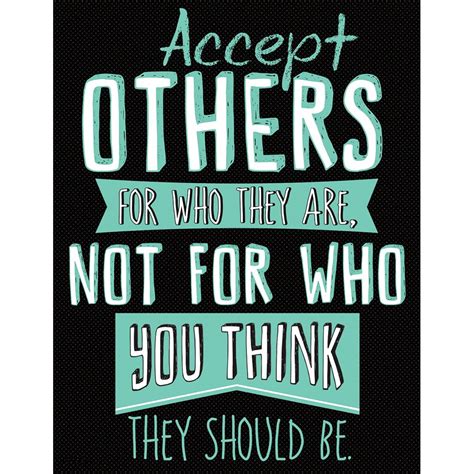 Accept Others Poster Inspirational Classroom Posters Words Words Quotes