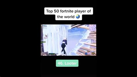 Top 50 Fortnite Players In The World 450 Looter Youtube