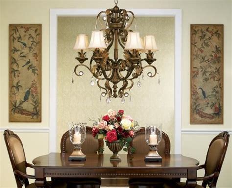 Vintage Dining Room Chandeliers Showing Dramatic Updates Dining Room Decor Traditional