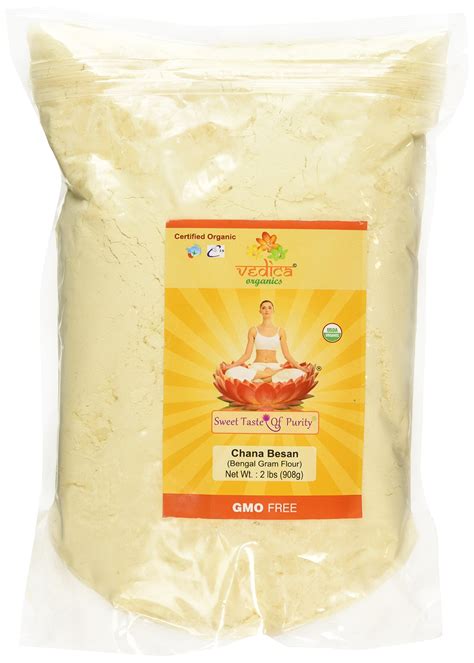 Vedica Organics Organic Chana Besan Chickpea Flour 2 Lbs Buy