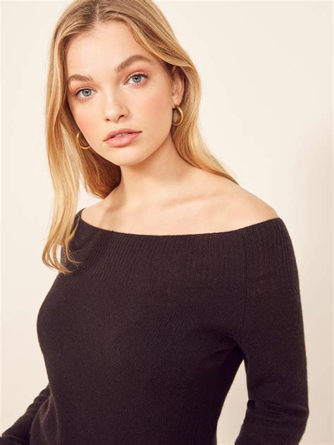 Cashmere Boat Neck Sweater Reformation