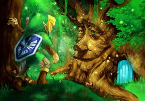 Deku Tree Zelda Art Deku Tree Legend Of Zelda