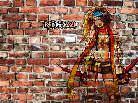 47 Brick Graffiti Wallpaper