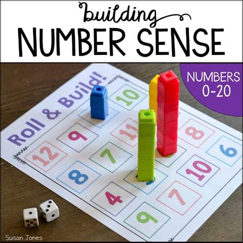 Building Number Sense In Kindergarten And First Grade Susan Jones