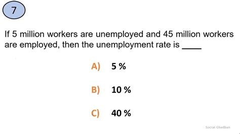 Economics Quiz Questions And Answers Macroeconomics Unemployment YouTube