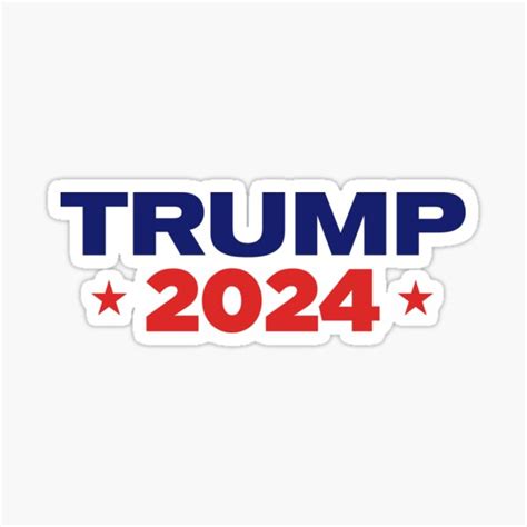 Trump 2024 Sticker For Sale By Mjdgop97 Redbubble