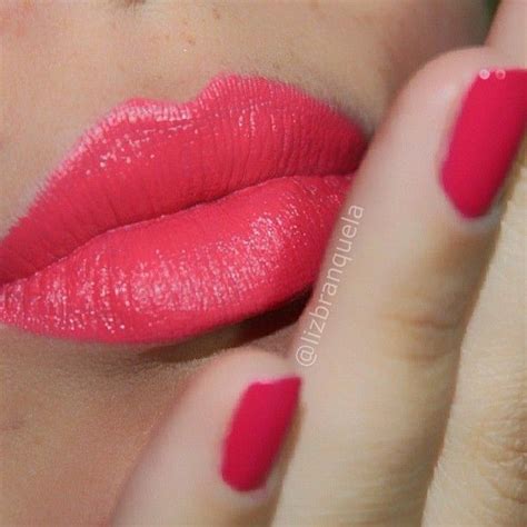 Watermelon Lips Coral Lipstick Bold Lipstick Lipstick Makeup