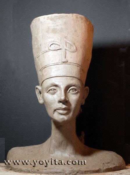Queen Nefertiti Sculpture Classical Realism Figurative Sculpture By Yoyita