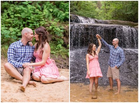 Red River Gorge Engagement Session On The Rock Bridge Trail