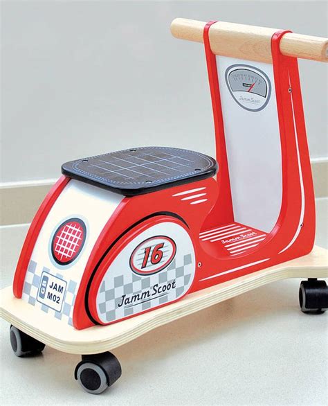 Childrens Wooden Ride On Scooter Toy By Jammtoys Published By Bobby