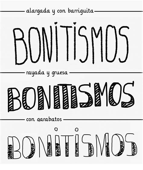 Letras Bonitistas Bonitismos