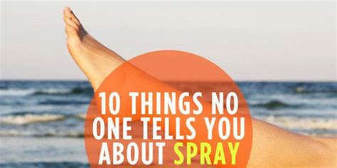 10 Things No One Tells You About Spray Tanning
