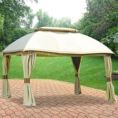 This canopy is made of riplock fabric. Garden Winds LCM1224BCN-RS Sam's Club Dome Gazebo RipLock ...
