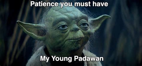 Patience You Must Have My Young Padawan Nerdpai