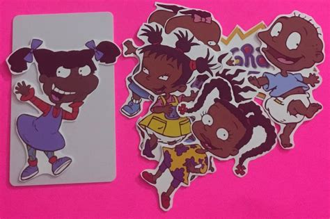 African American Rugrats Stickers Vinyl Stickers Scrapbooking Etsy
